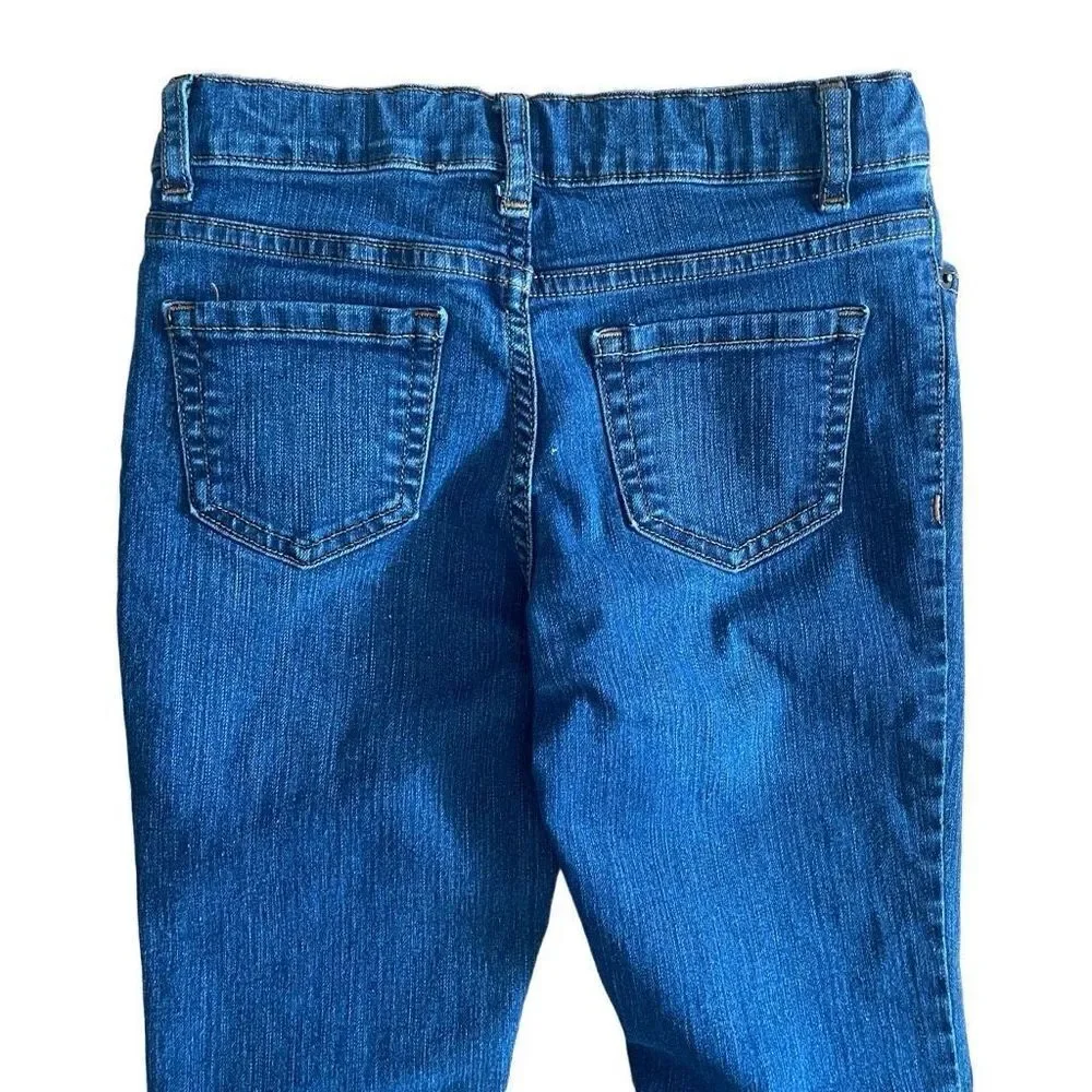 The Children’s Place Girl’s Victory Blue Wash Super Skinny Denim Jeans Size 8